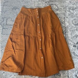Universal Thread A-Line Skirt in Rust Orange Women’s Size Medium